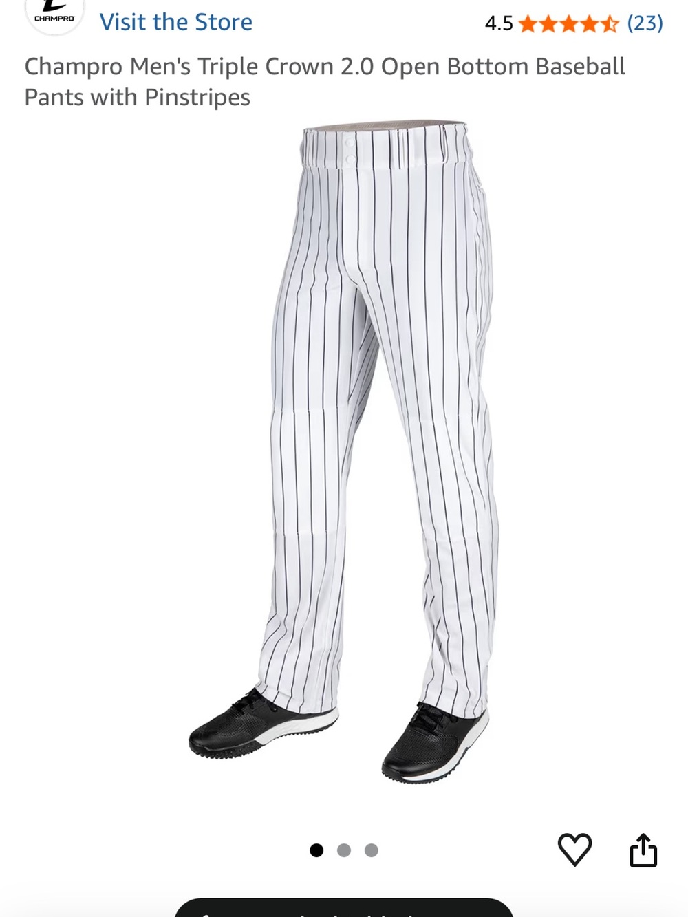 Champro baseball Pants Men Small